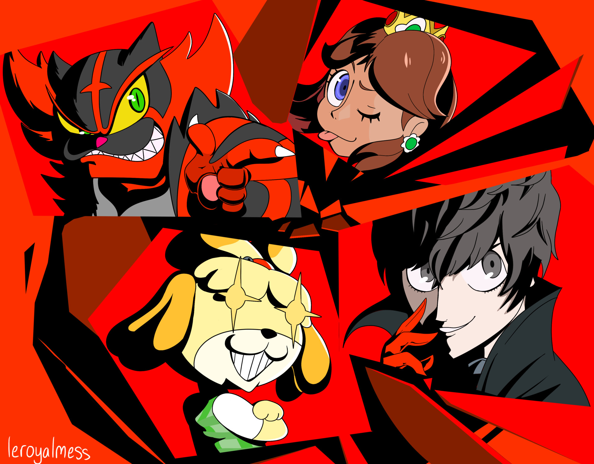 Bryant Franco Persona 5 X Super Smash Bros
