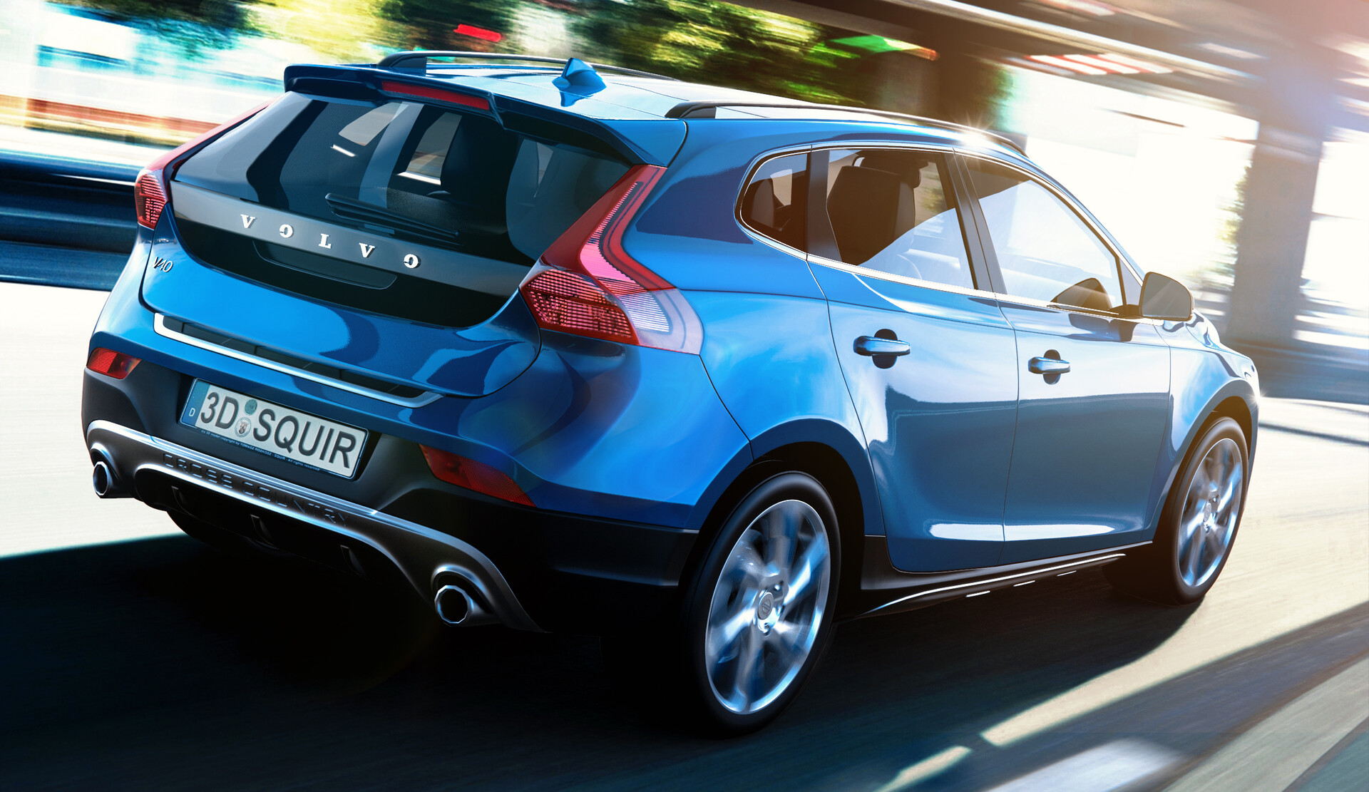 Artstation Volvo V40 Cross Country 2013 Umit Isik