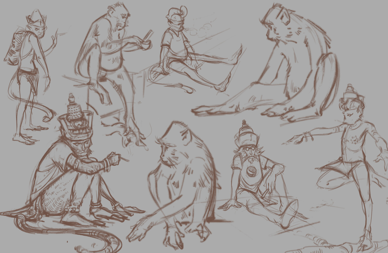 exploration sketches