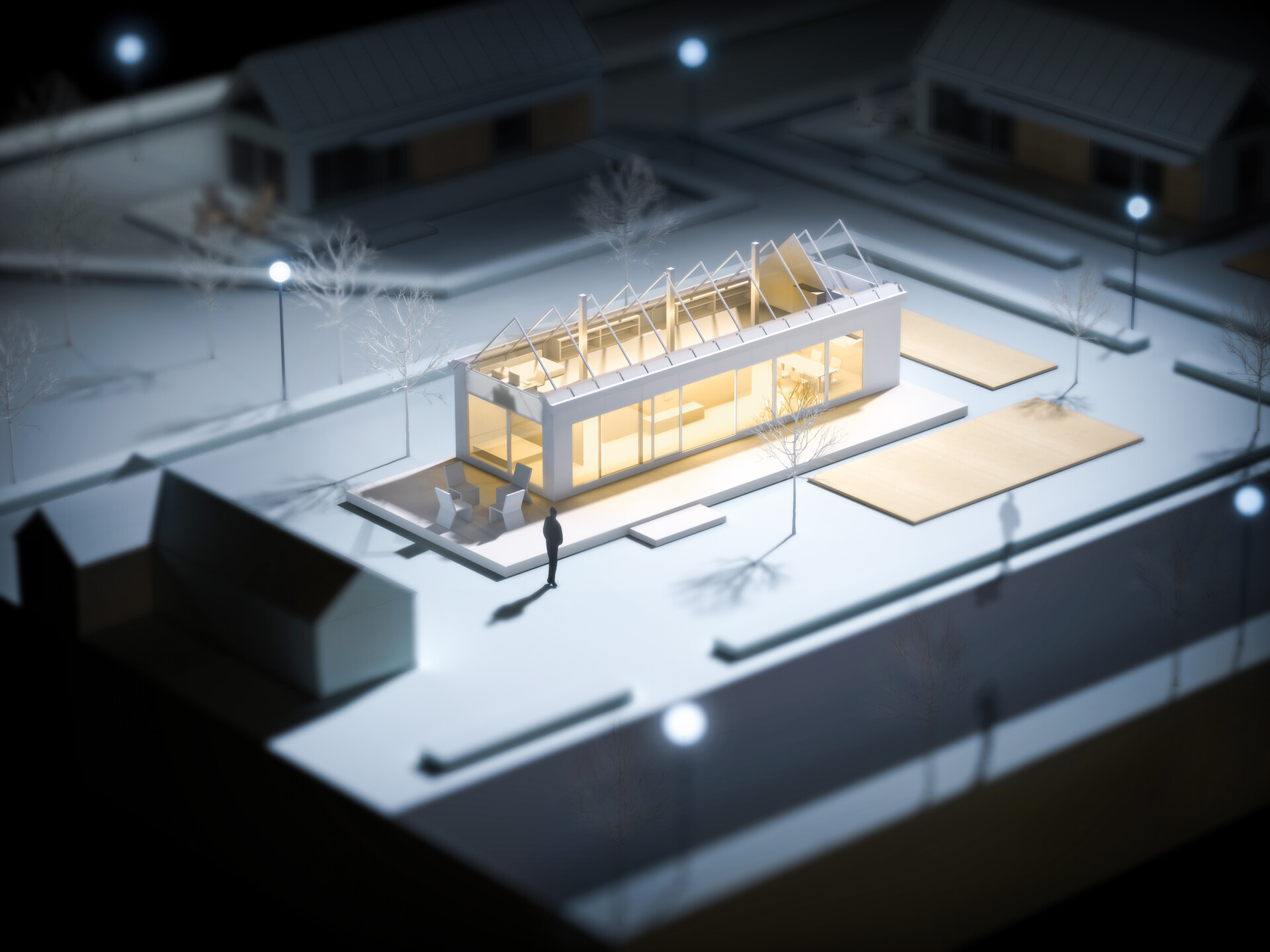artstation house maquette keyshot