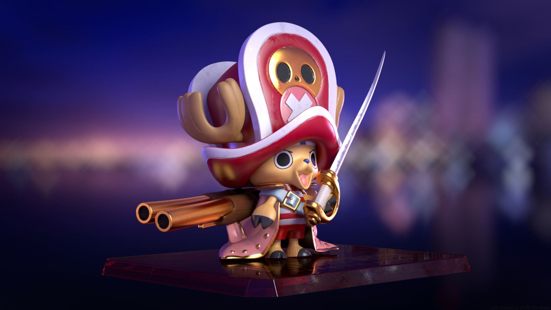 Artstation Tony Tony Chopper Julie Cruette