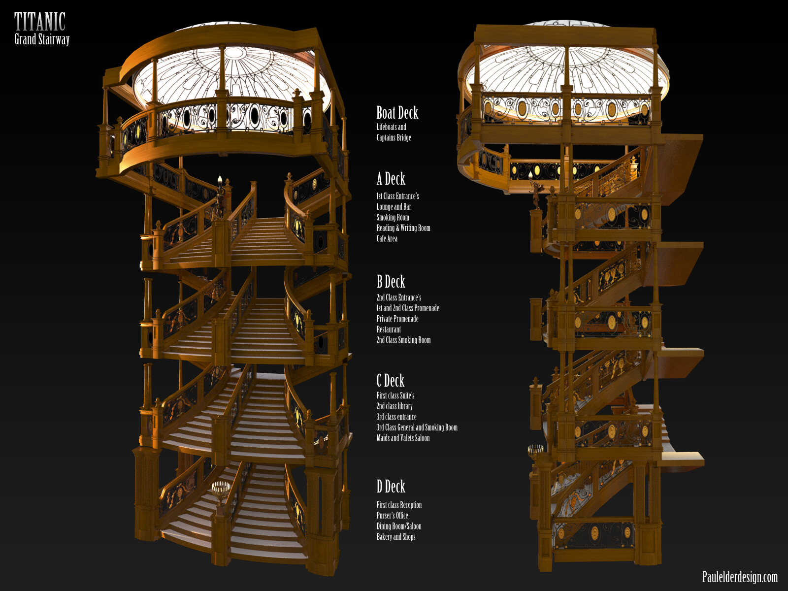 Paul Elder Titanic Grand Staircase Paul Elder Titanic Grand Staircase