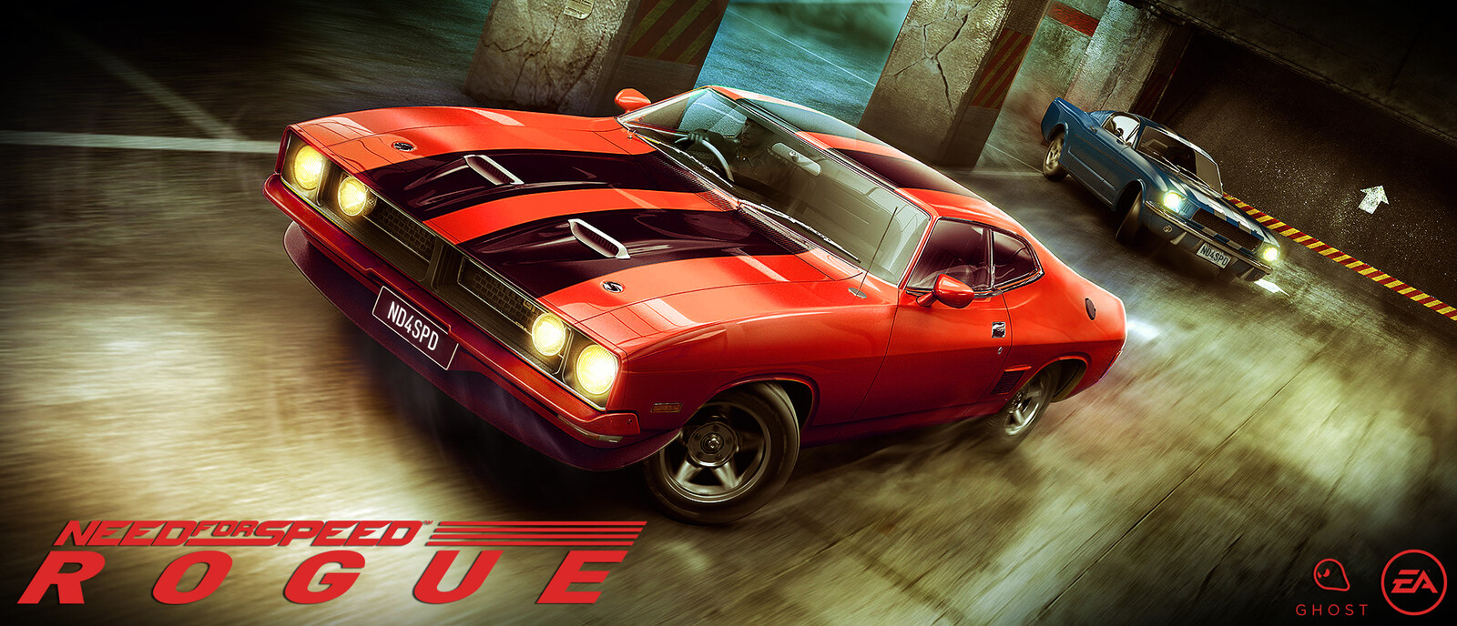 Need for Speed Rogue (Americana-styled splash screen - 02)