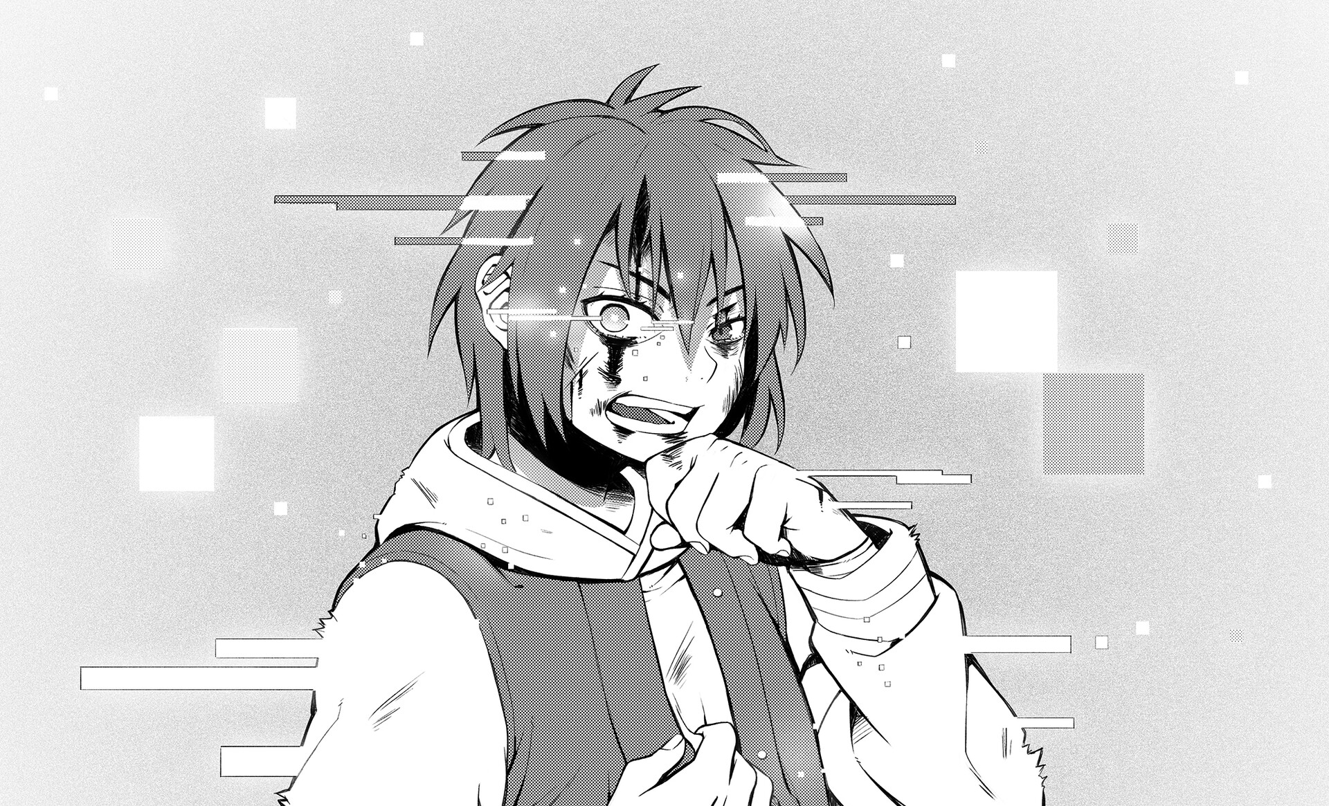 Artstation Black And White Manga Style Practice Seno Angel Huang