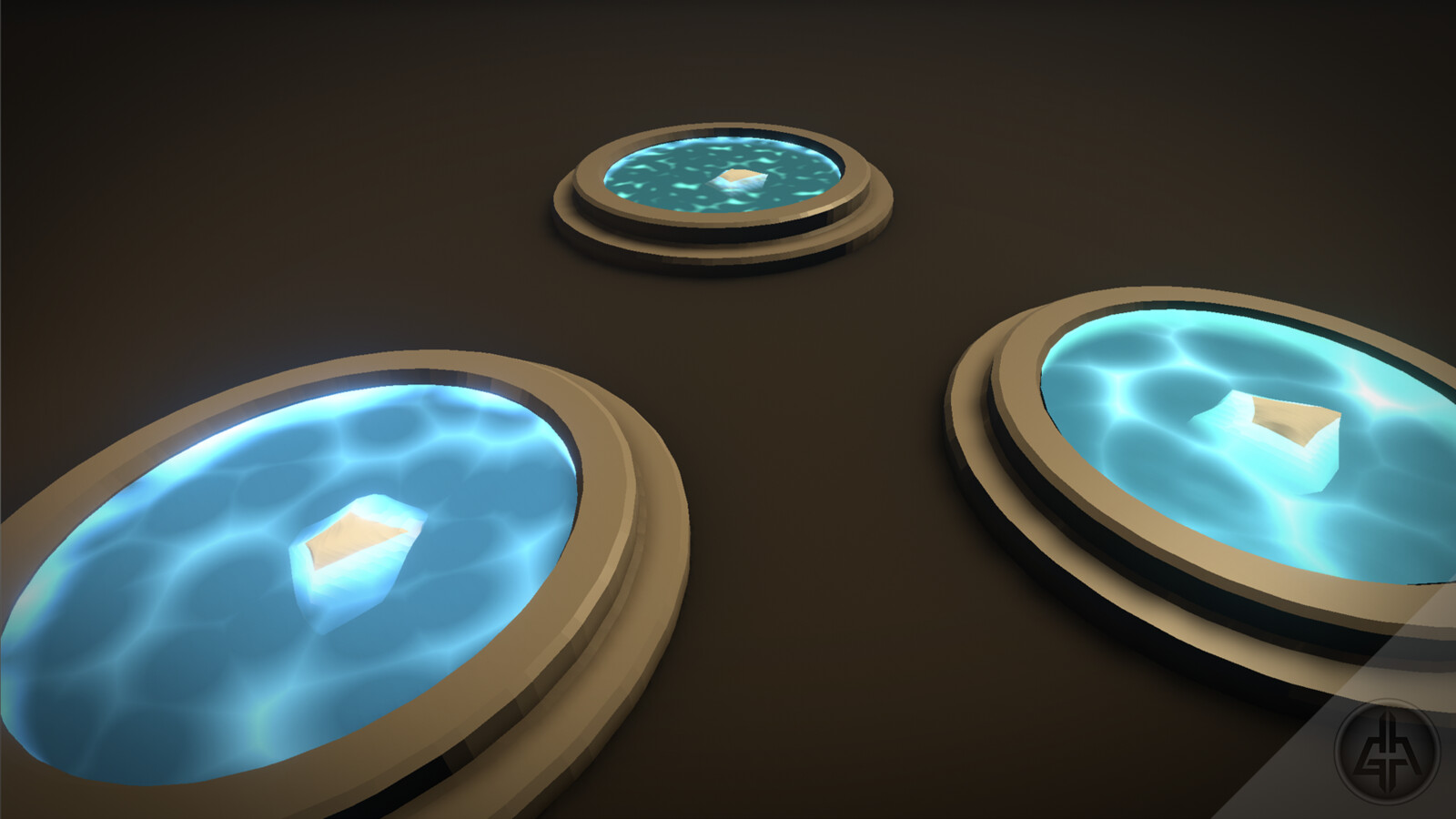 Applied to three pools with different settings.
