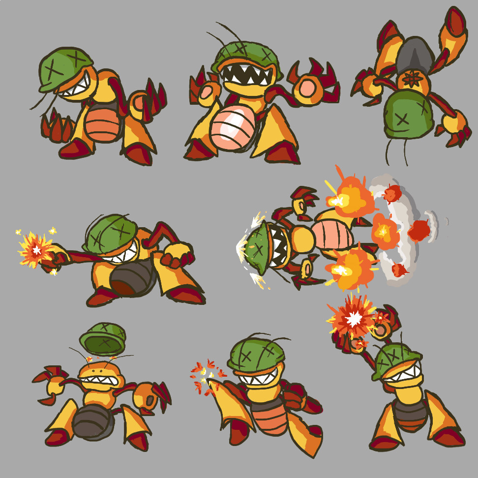 Artstation Bug Fighter Ryan Gadea At first, new insects are scary. artstation bug fighter ryan gadea