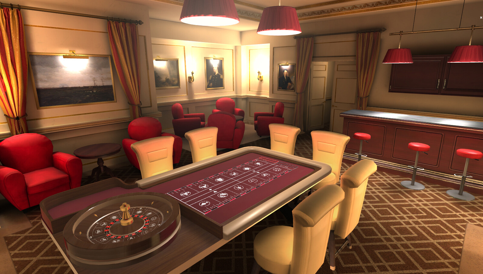 Real time environment for mobile (Unity screenshot)