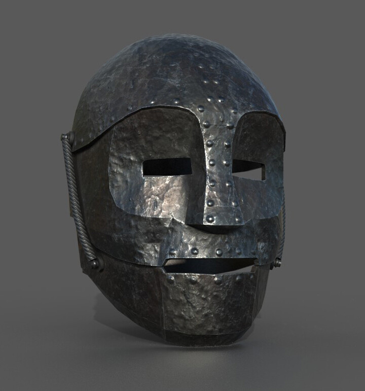 Iron mask modeling (Spoiler : in this experience, YOU are the iron mask guy, seeing himself into a mirro. Creepy moment)