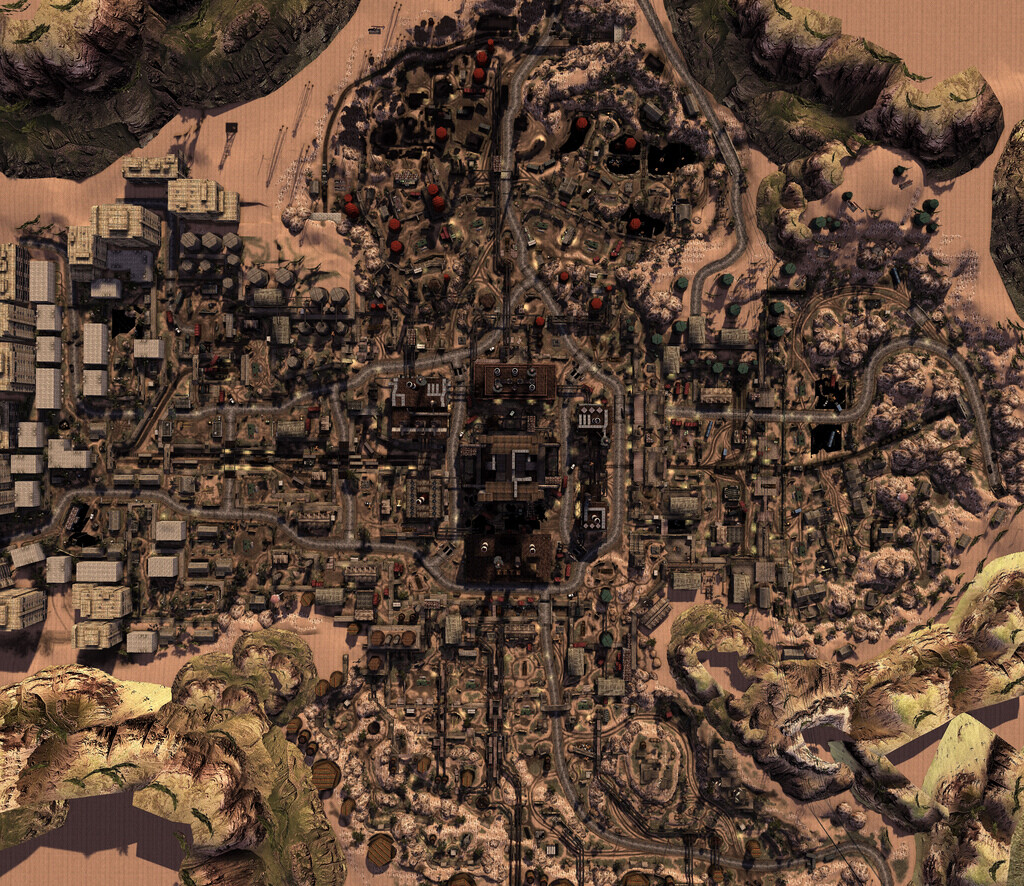 M.A.G. Baku design and layout. Was level contributor on this 256 player multiplayer map. Asset placement, routing, lighting, optimization, spawn locations, terrain painting and height displacement, sight lines, streaming, and occluders.