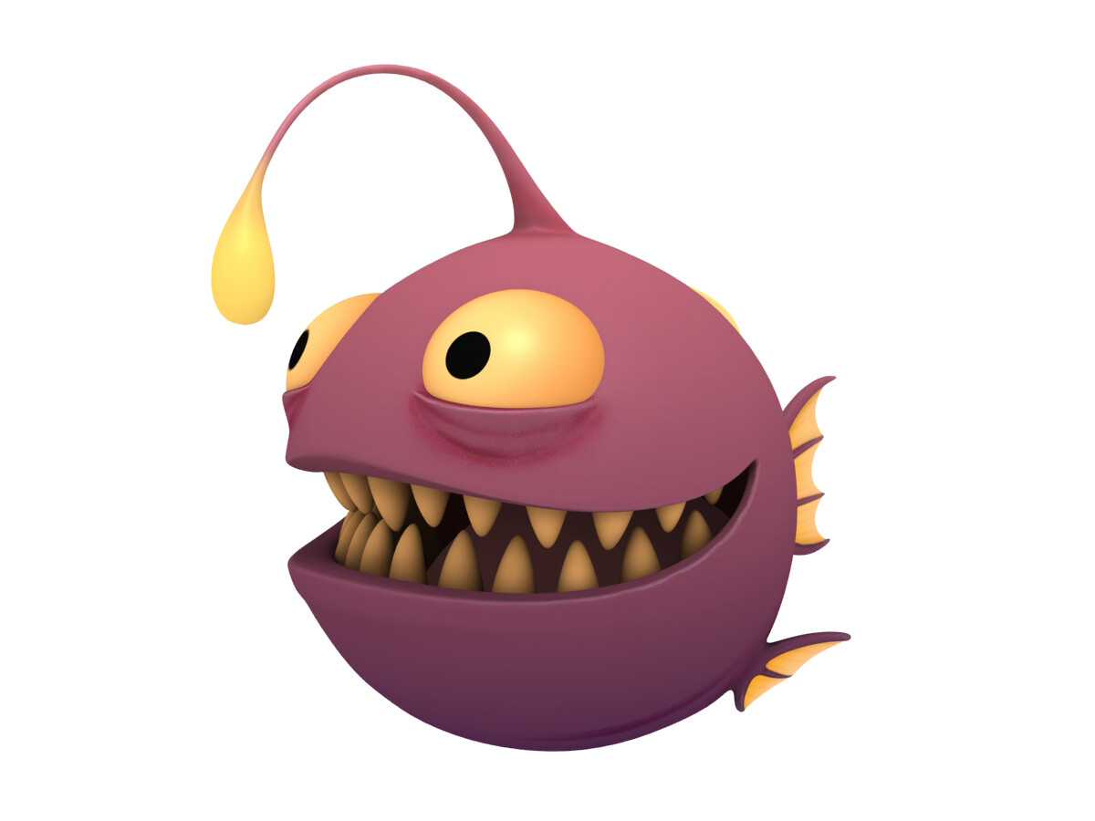 Artstation Angler Fish Baria Cg