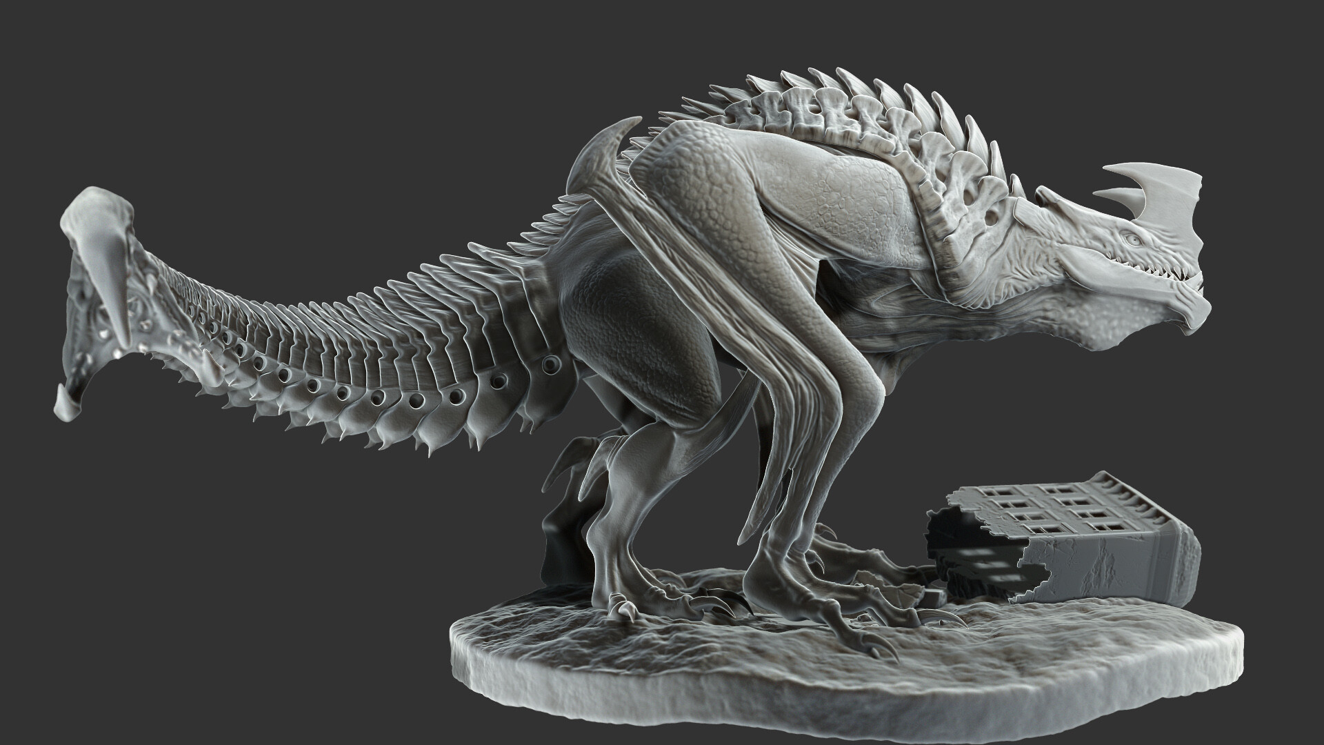 Kaiju code. Отачи кайдзю. Кайдзю Инсурректор. 3д стиль кайдзю. Кайдзю 3d model.