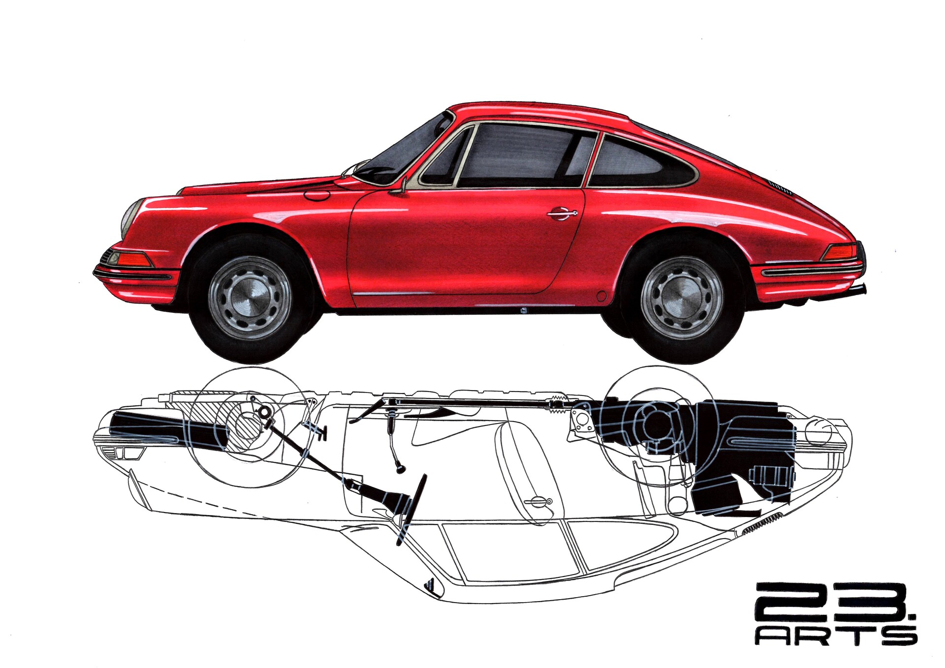 Artstation Porsche 911 Vladislav 23 Arts Shapovalenko