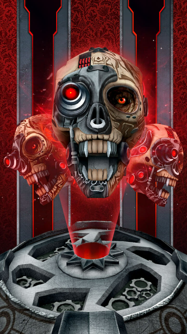 Artstation 3d Steampunk Skull Evil Tech Rucha Rane