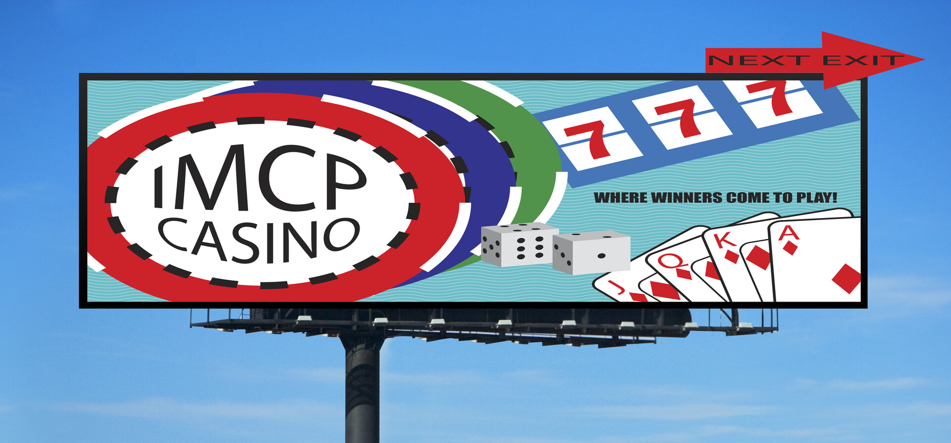 ArtStation Billboard design for a casino
