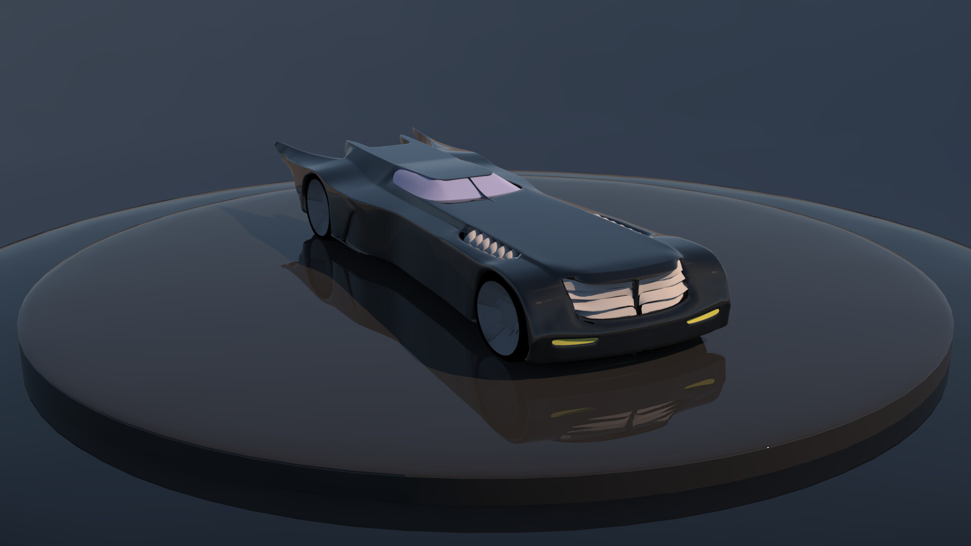 Artstation Batman The Animated Series Batmobile 3d Model