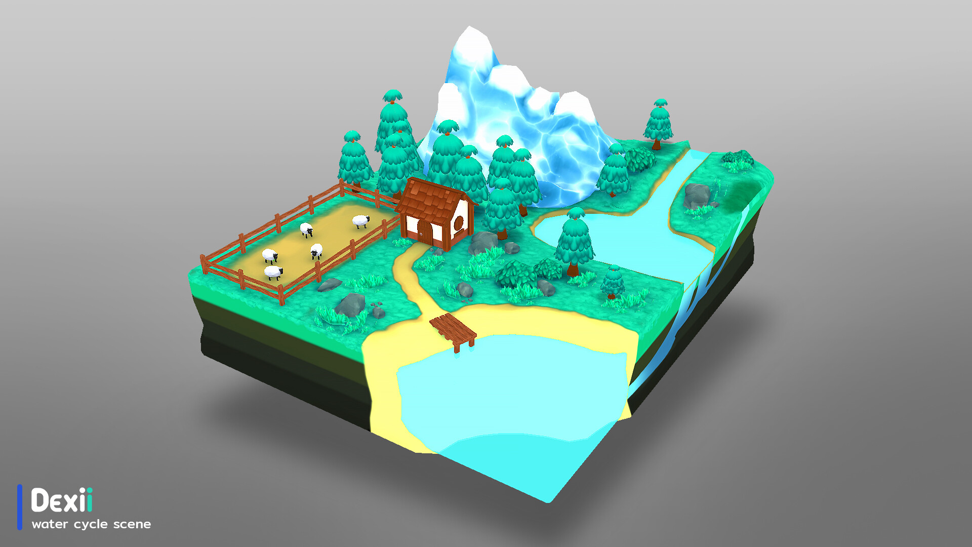 Artstation Dexii Water Cycle Game For Education Mobile Application Found Station