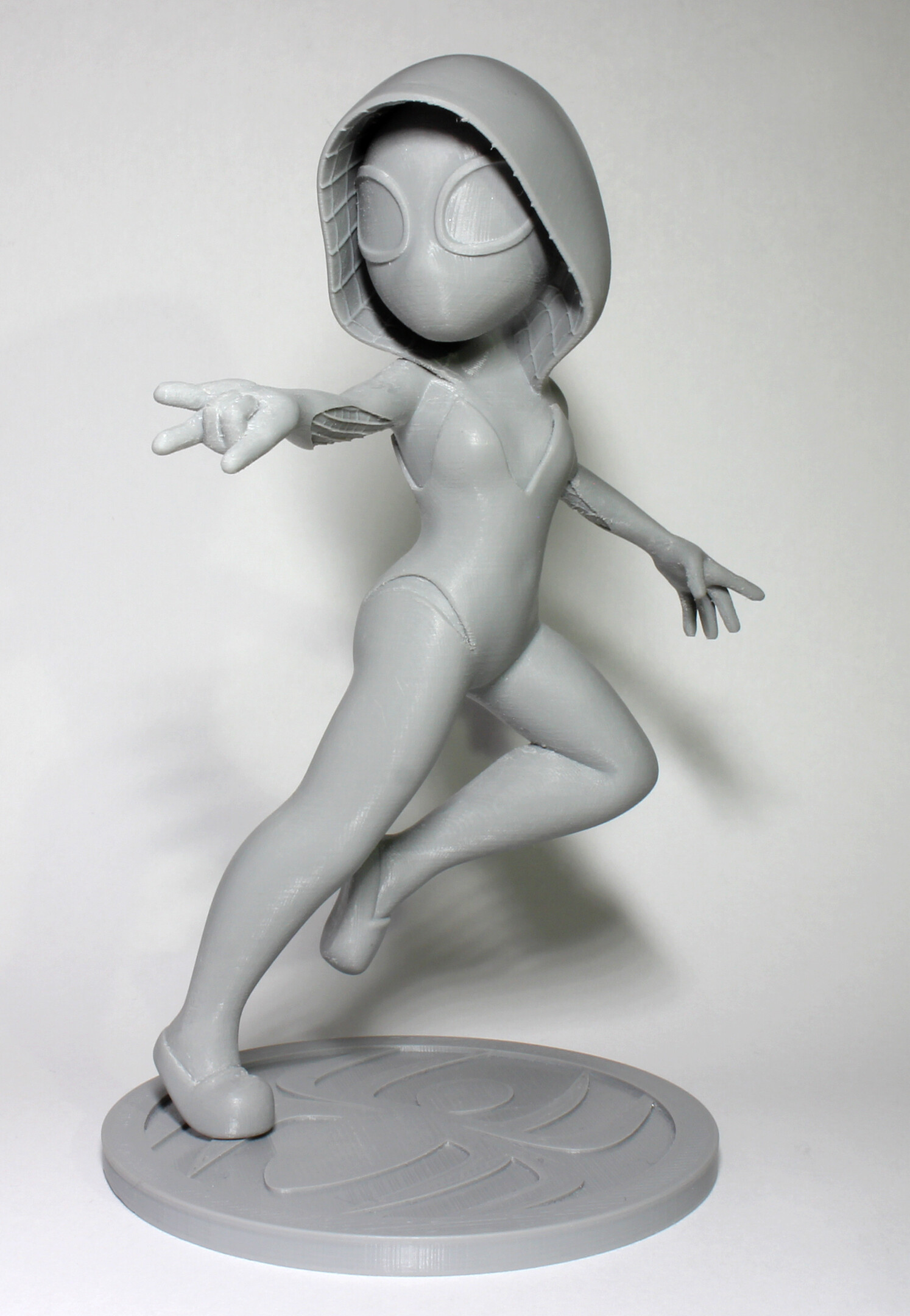 Artstation 3d Printable Spider Gwen Figurine Brandon Shirk
