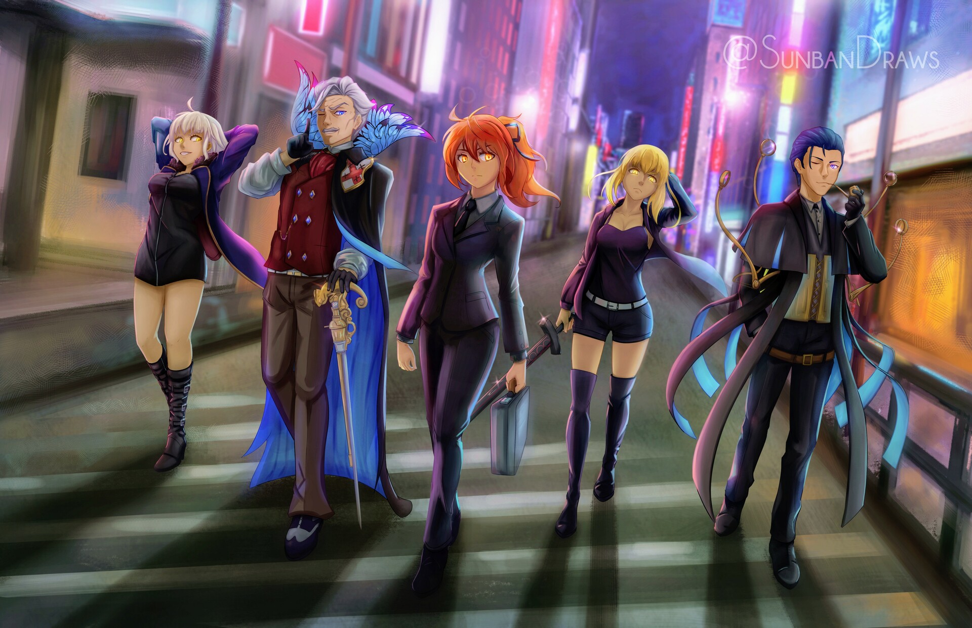 Artstation Fgo Shinjuku Phantom Incident Sunny Kim