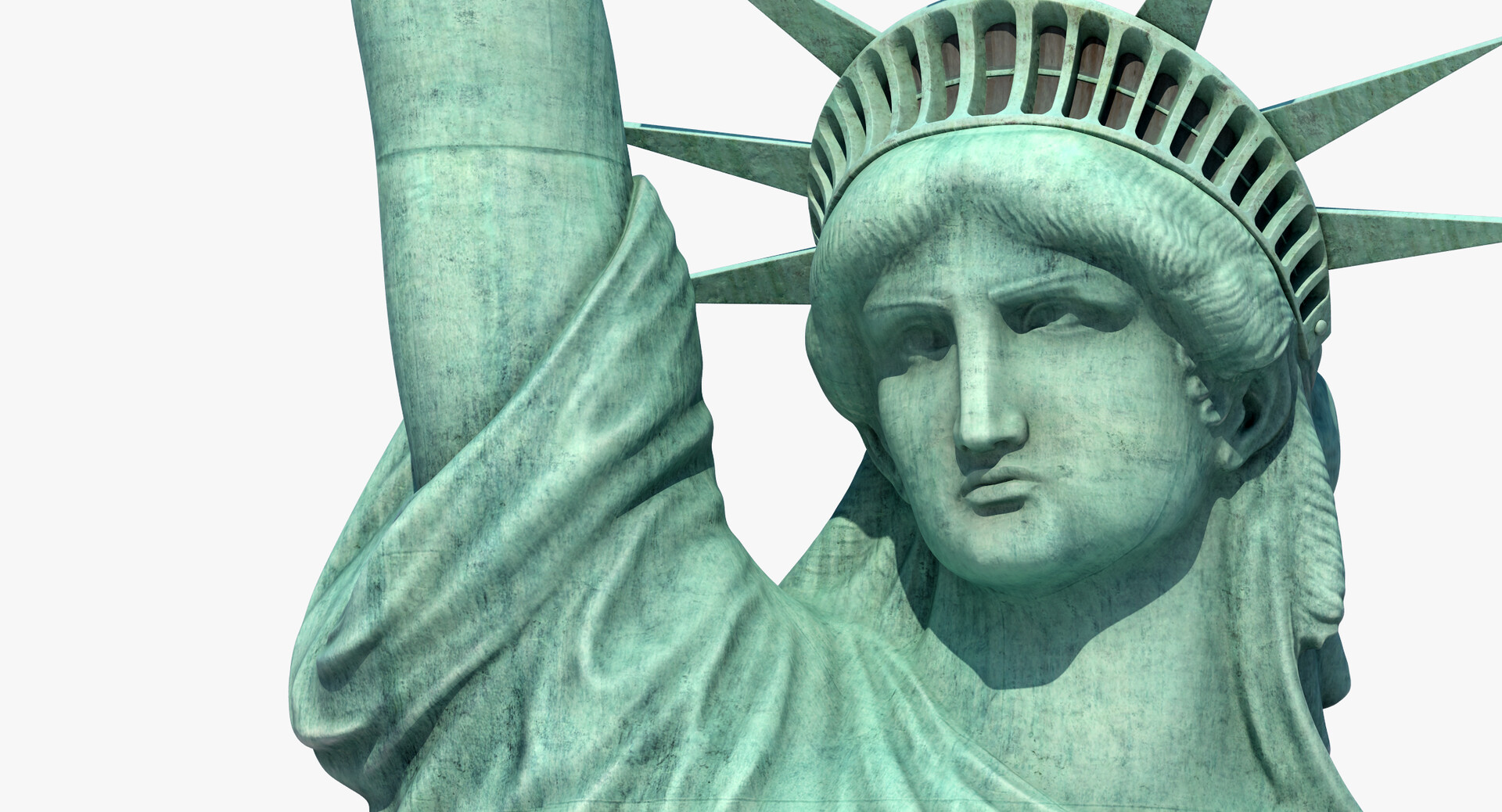 Artstation Statue Of Liberty 3d Model Tim Safiullin
