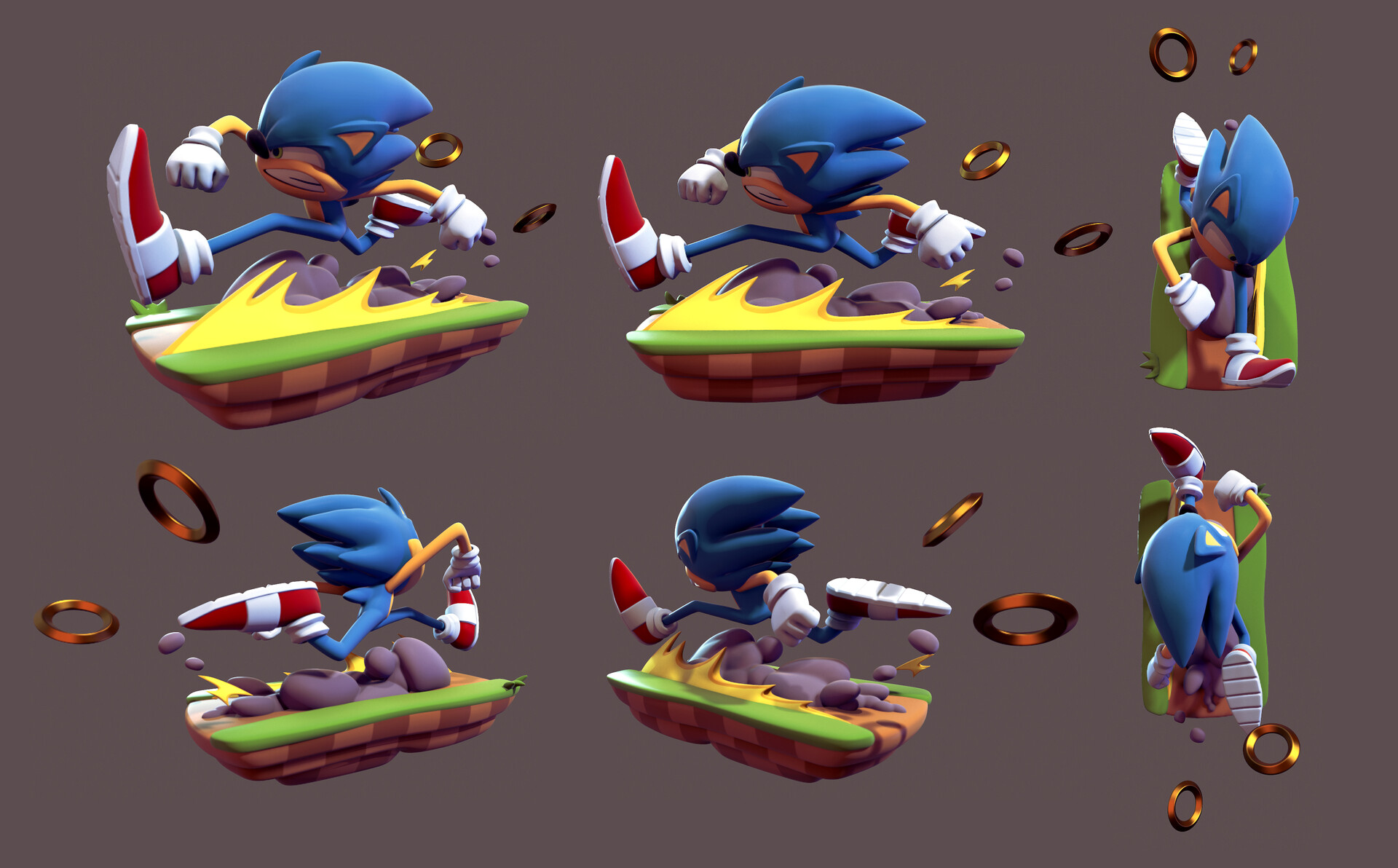 Artstation Sonic The Hedgehog Sam Beattie