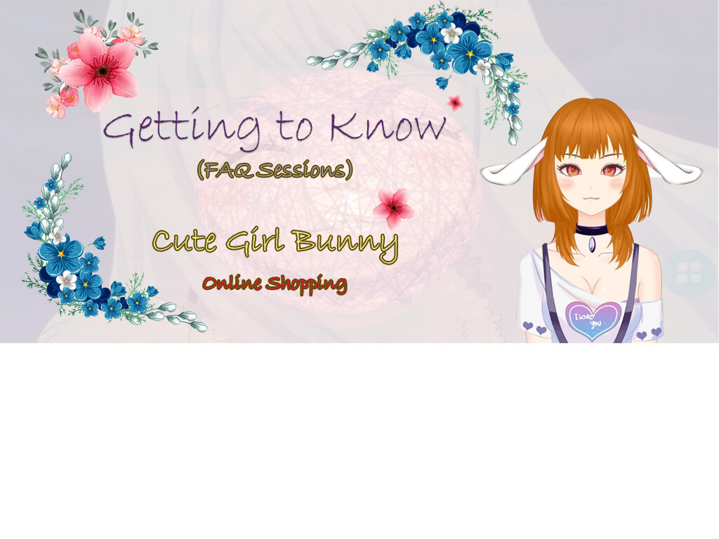 Kyi Pyar Lwin Oo Cute Girl Bunny Online Shopping Poster