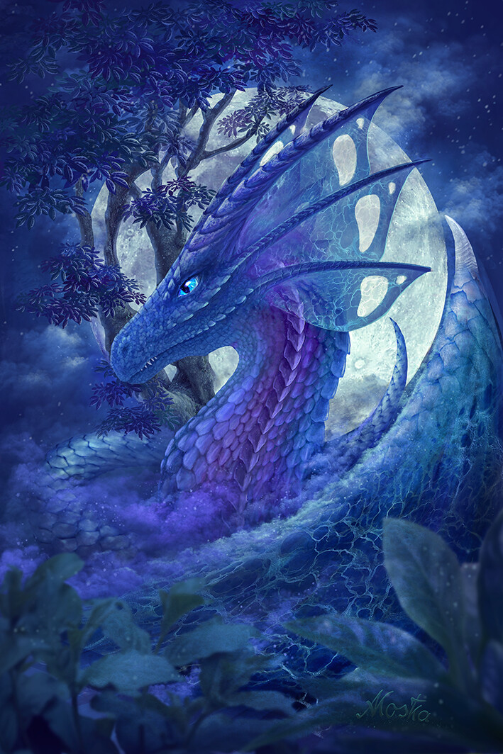 Anja Kostka Moon Dragon