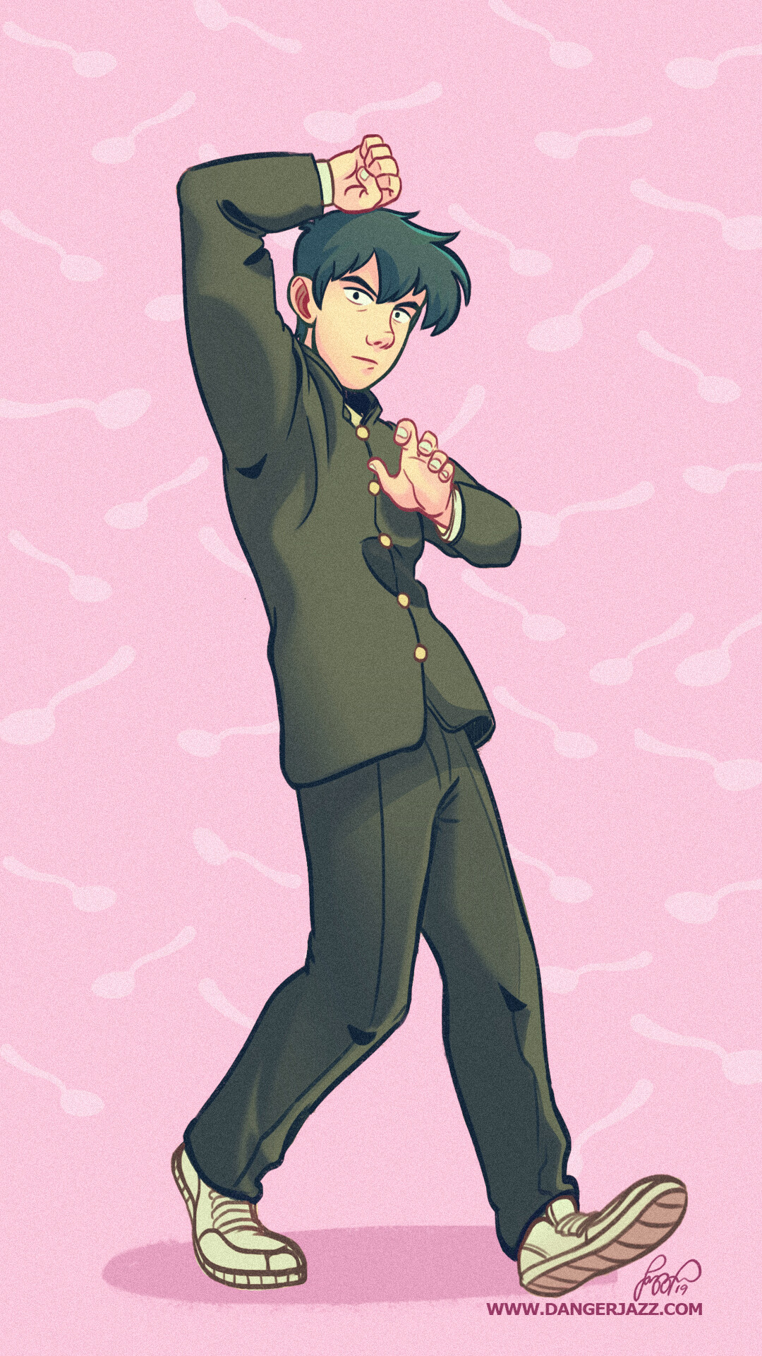 Wallpaper Artstation Mob Psycho 100 Wallpapers Jazz Miranda For Android Free