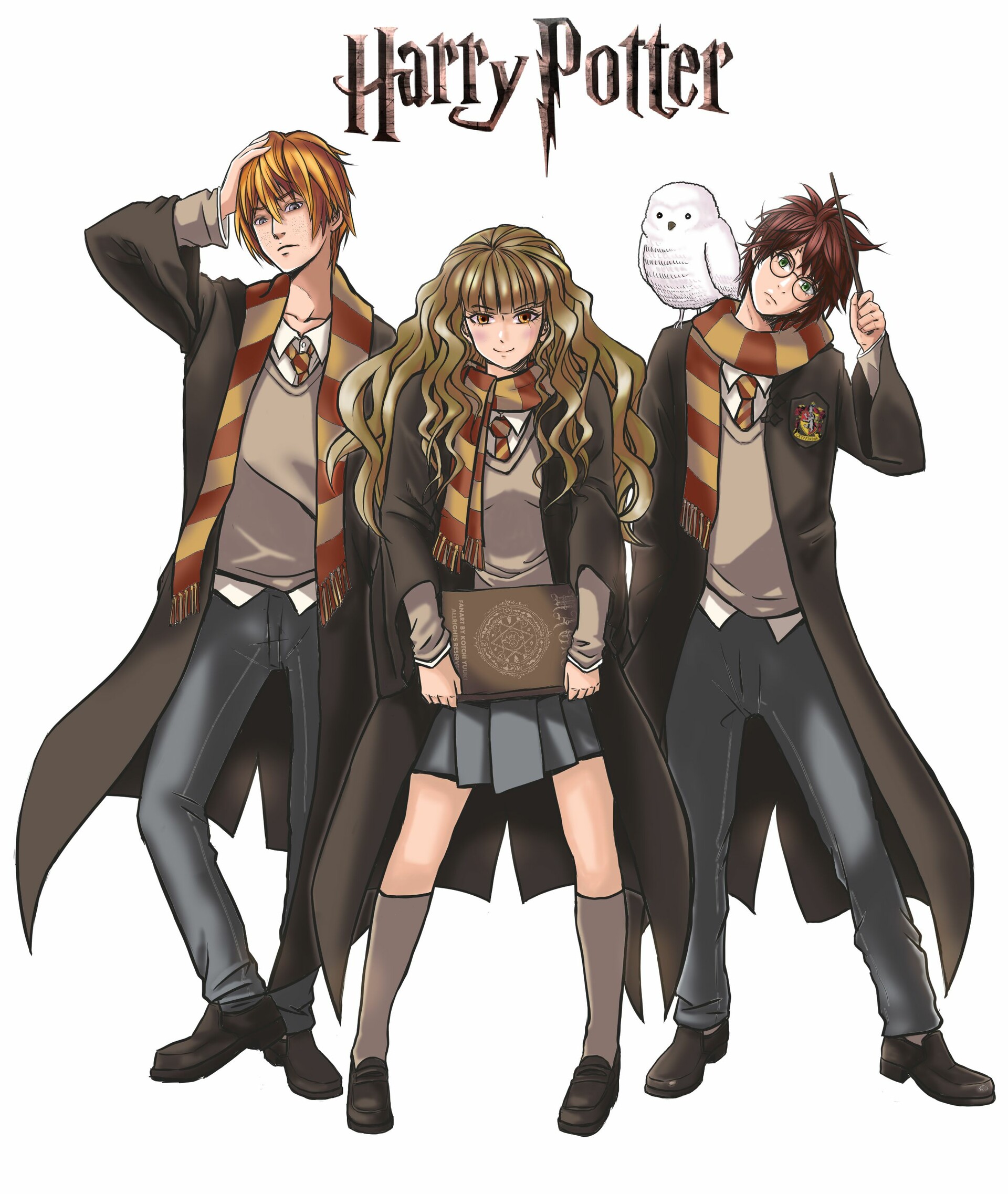 ArtStation - Harry Potter anime version