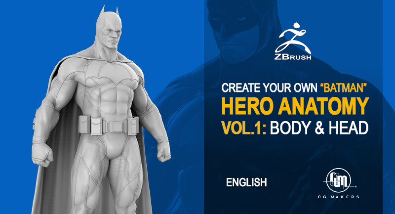 Nacion TIC Digital Art - ? Zbrush Course Fanart Batman Part 1 and 2 -  character Creation 3D superheros