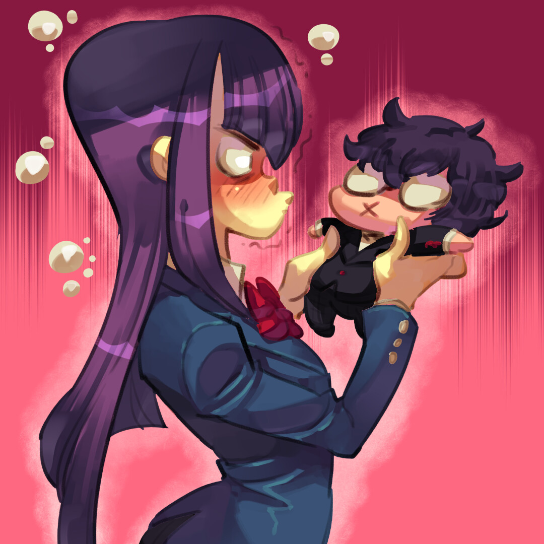 Hifumi Togo &amp; Joker from Persona 5.