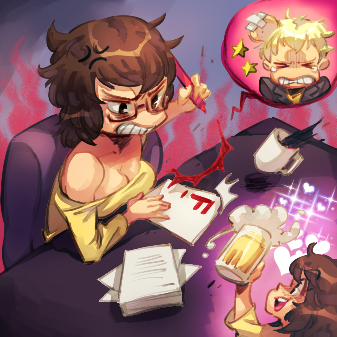 Sadayo Kawakami &amp; Ryuji Sakamoto from Persona 5.