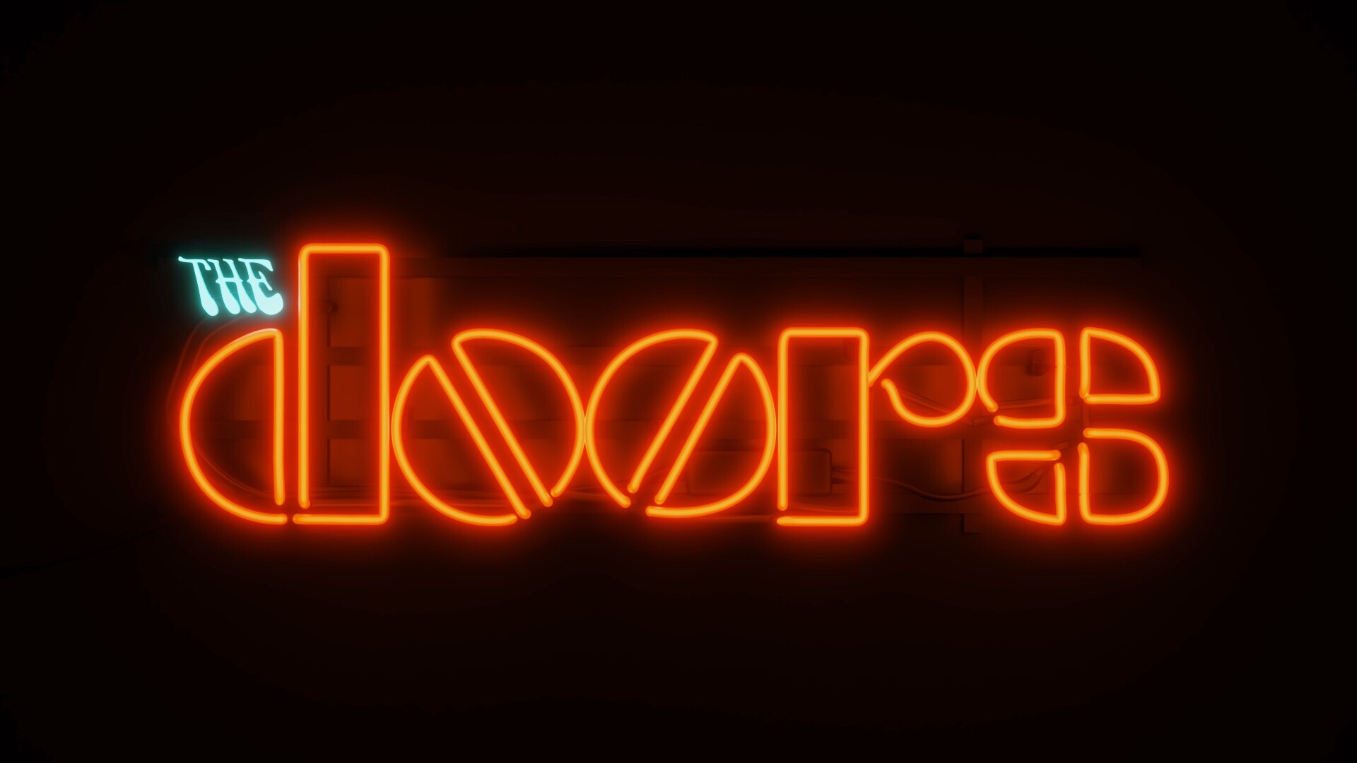 Alessio Milan The Doors Neon Sign