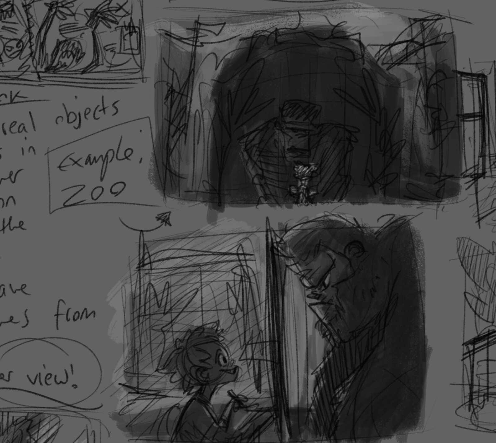 My Sense Creature sketches #1