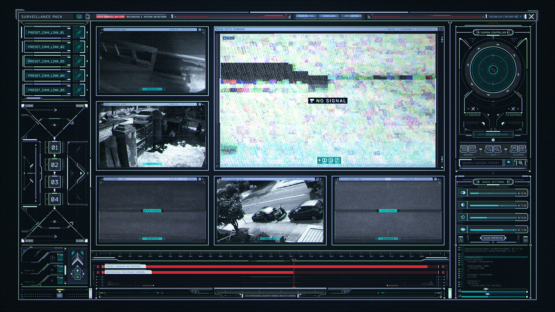 Lasha Brodzeli - CCTV Surveillance UI