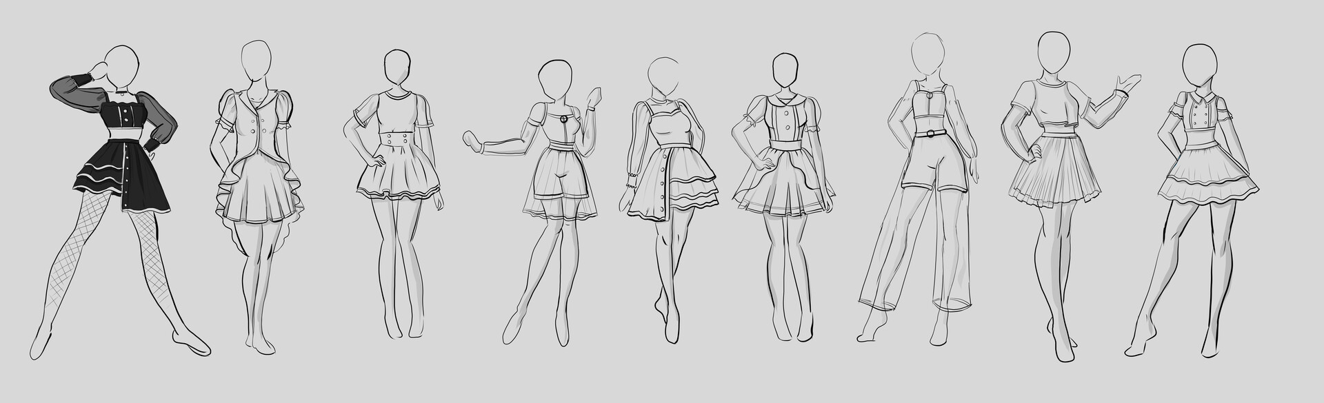 Marina Hortal Idol Clothes Ideas Sketch