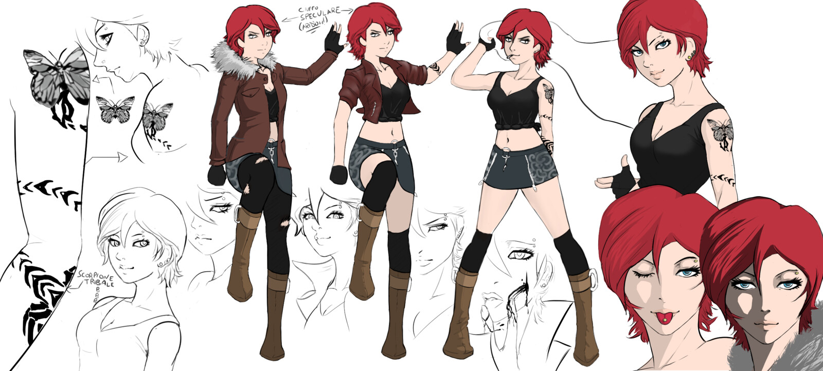 Sneaky Girl - Concept Art #1