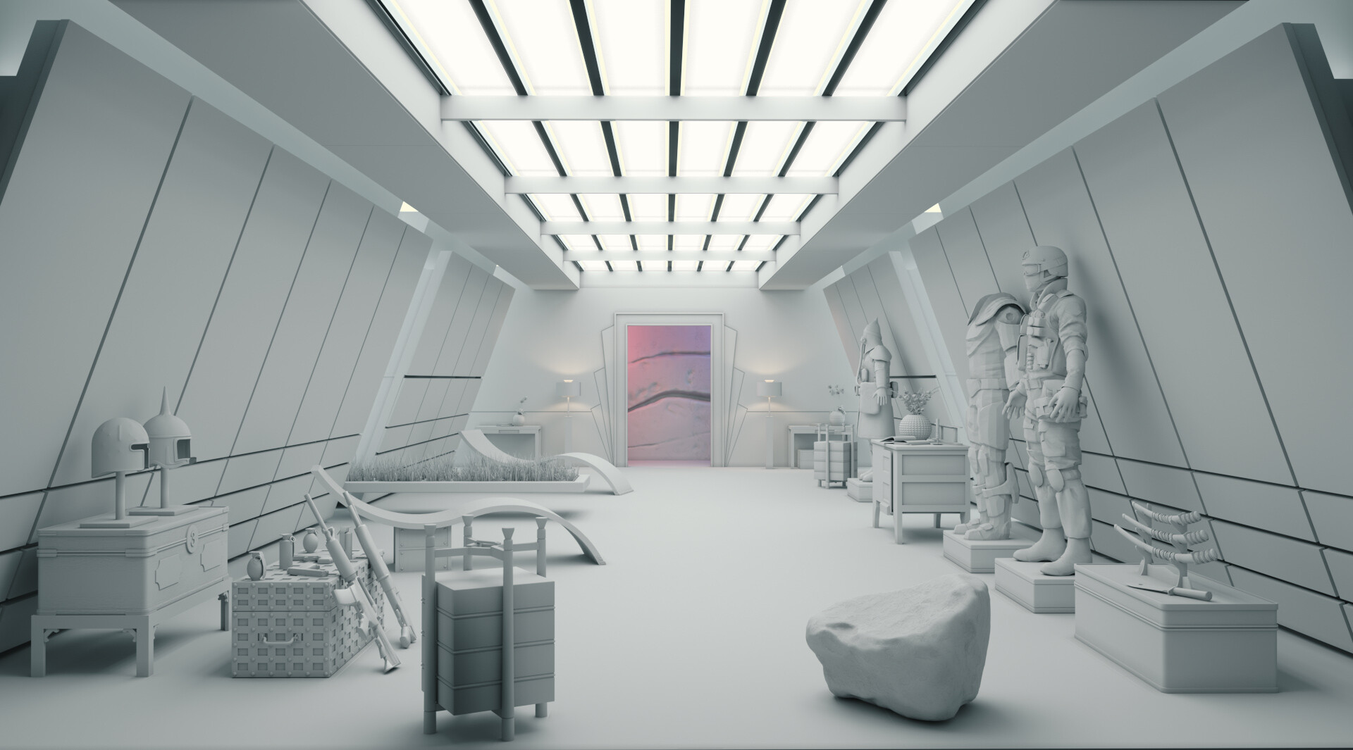 Abderazak Achtioui Warrior Room Interior