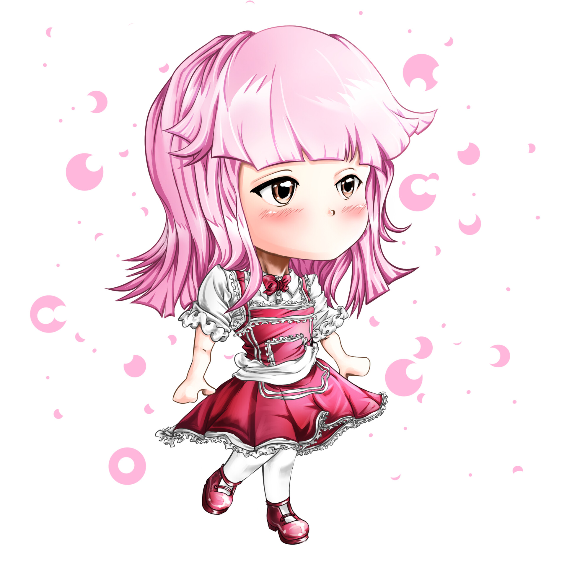Artstation Anime 2d Animation Style Character Design Dian