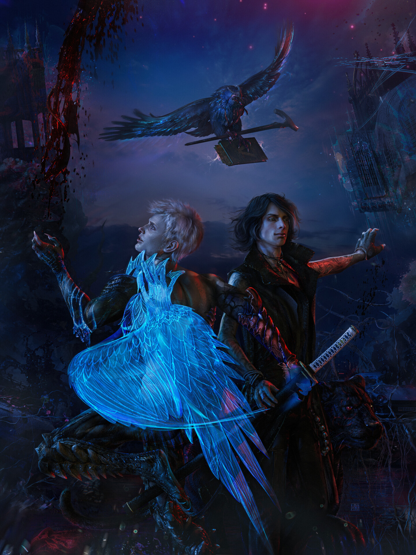 Artstation Devil May Cry 5 Fanart Taisa Kislova Darp