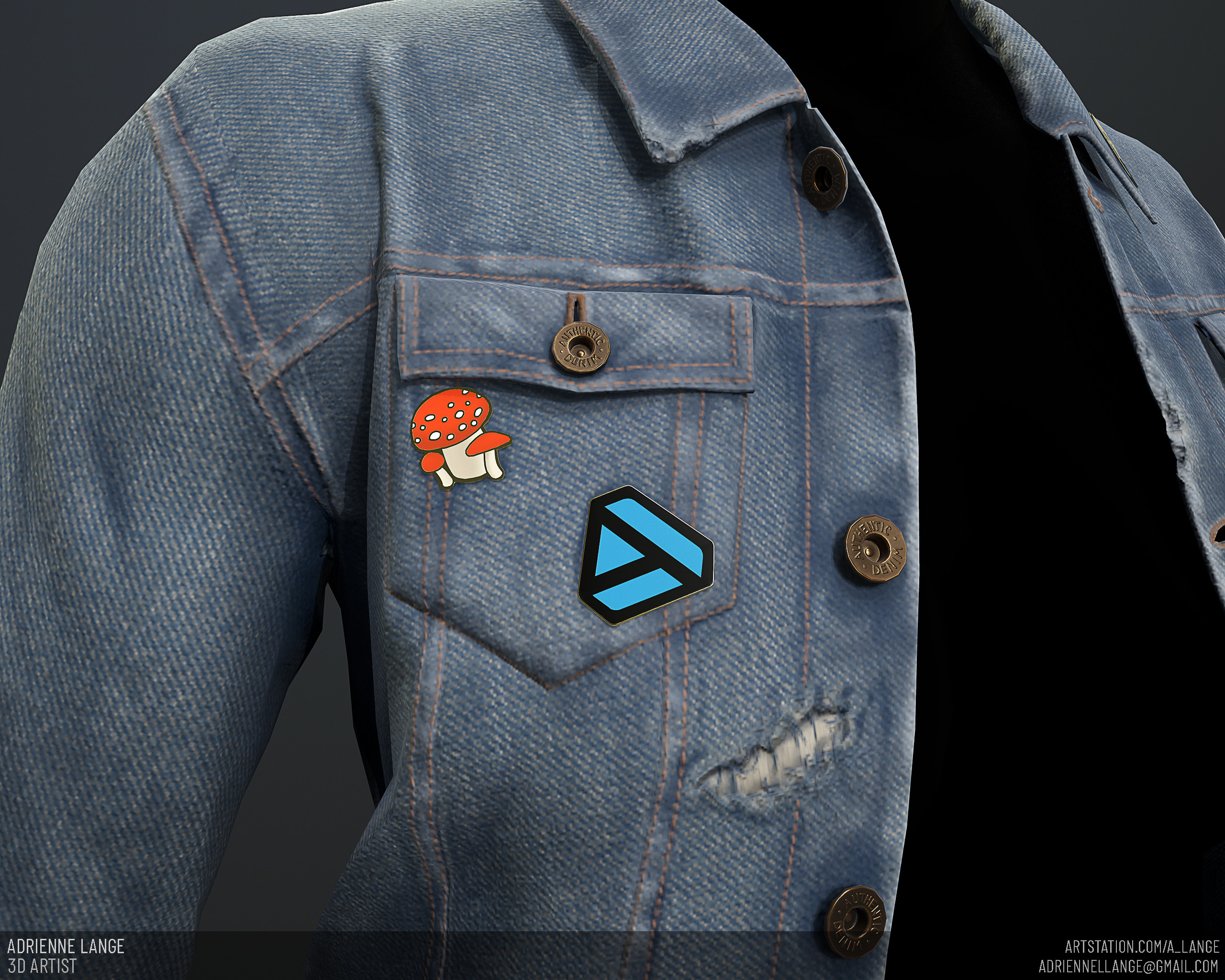Denim Jacket With Patches - VisualHunt
