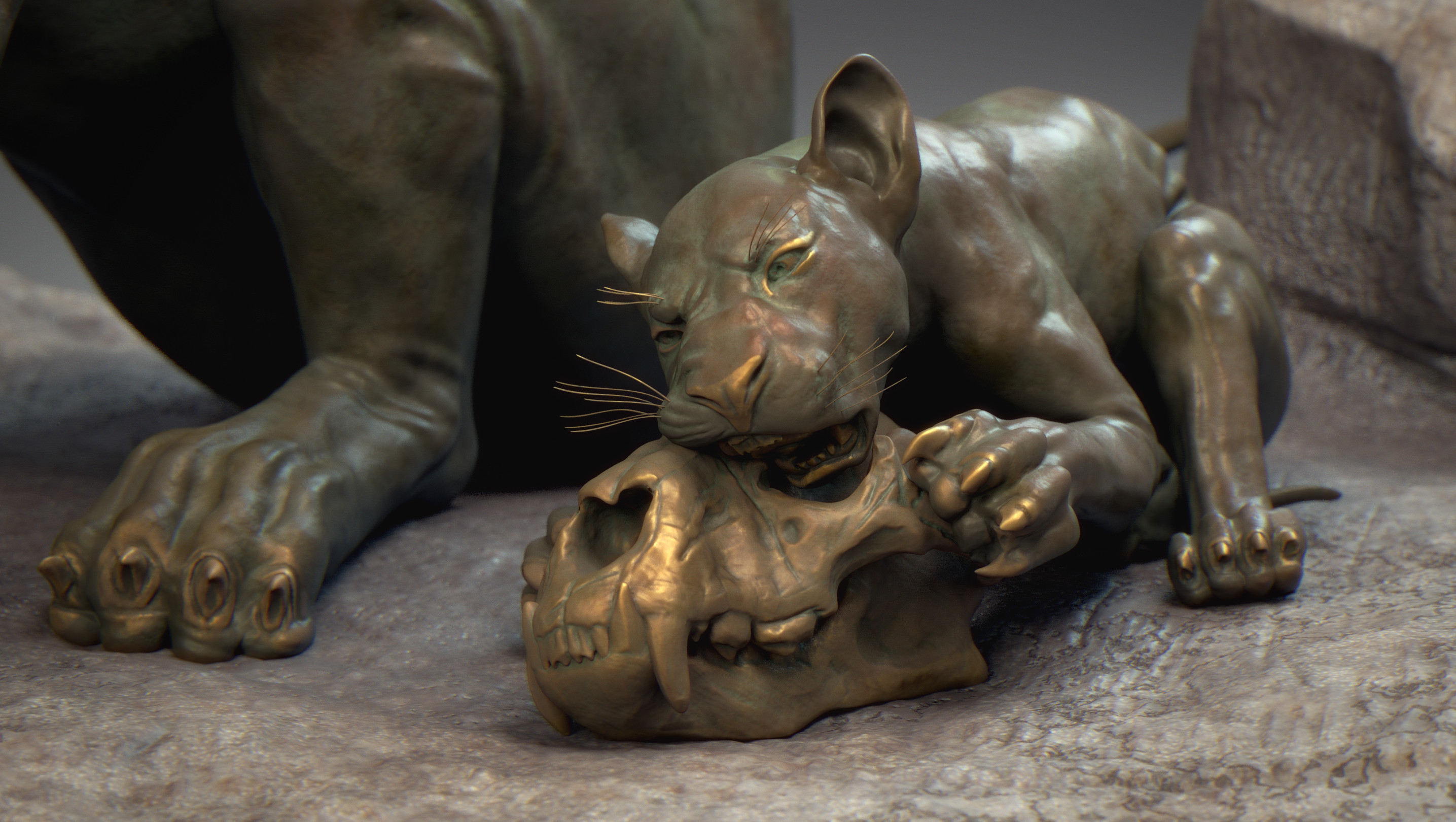 Look dev was done with Maya and Arnold. Mari 4.5 Integrate the new Arnold Surface Standard Shader.