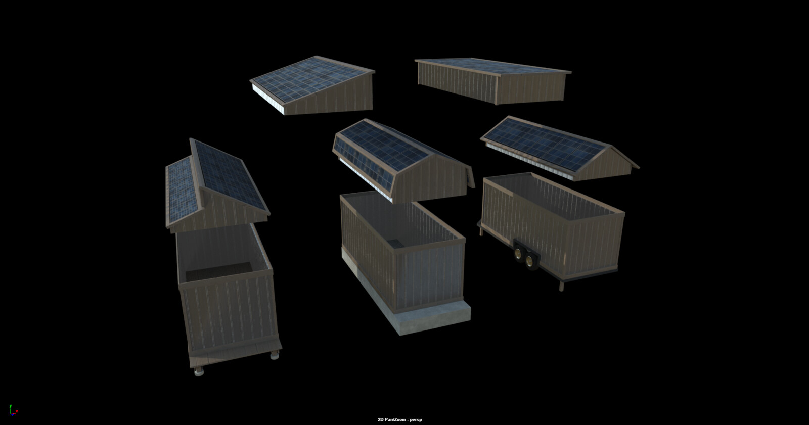 All foundation and roof options