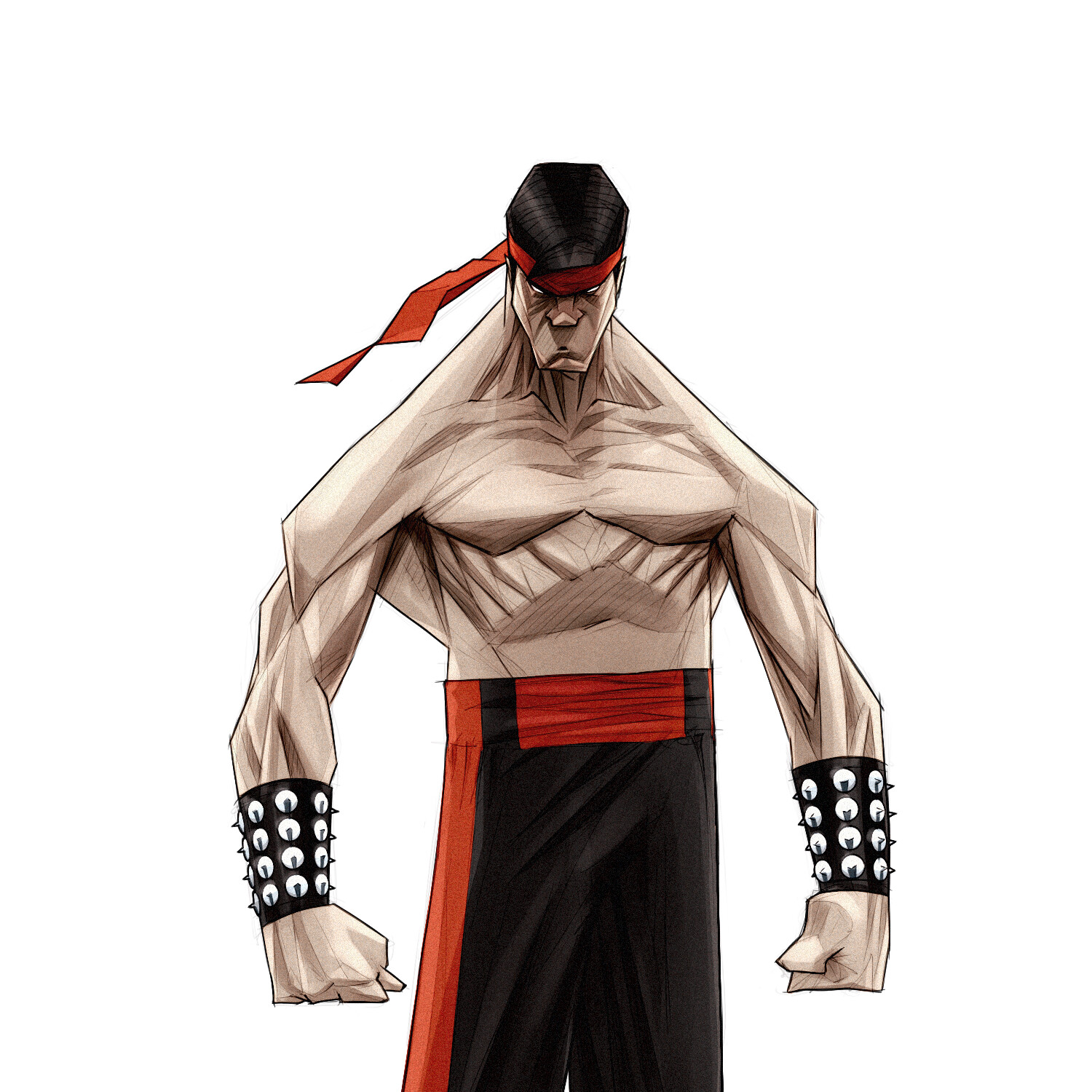 Artstation Liu Kang Mk2 Evgeny Yurichev