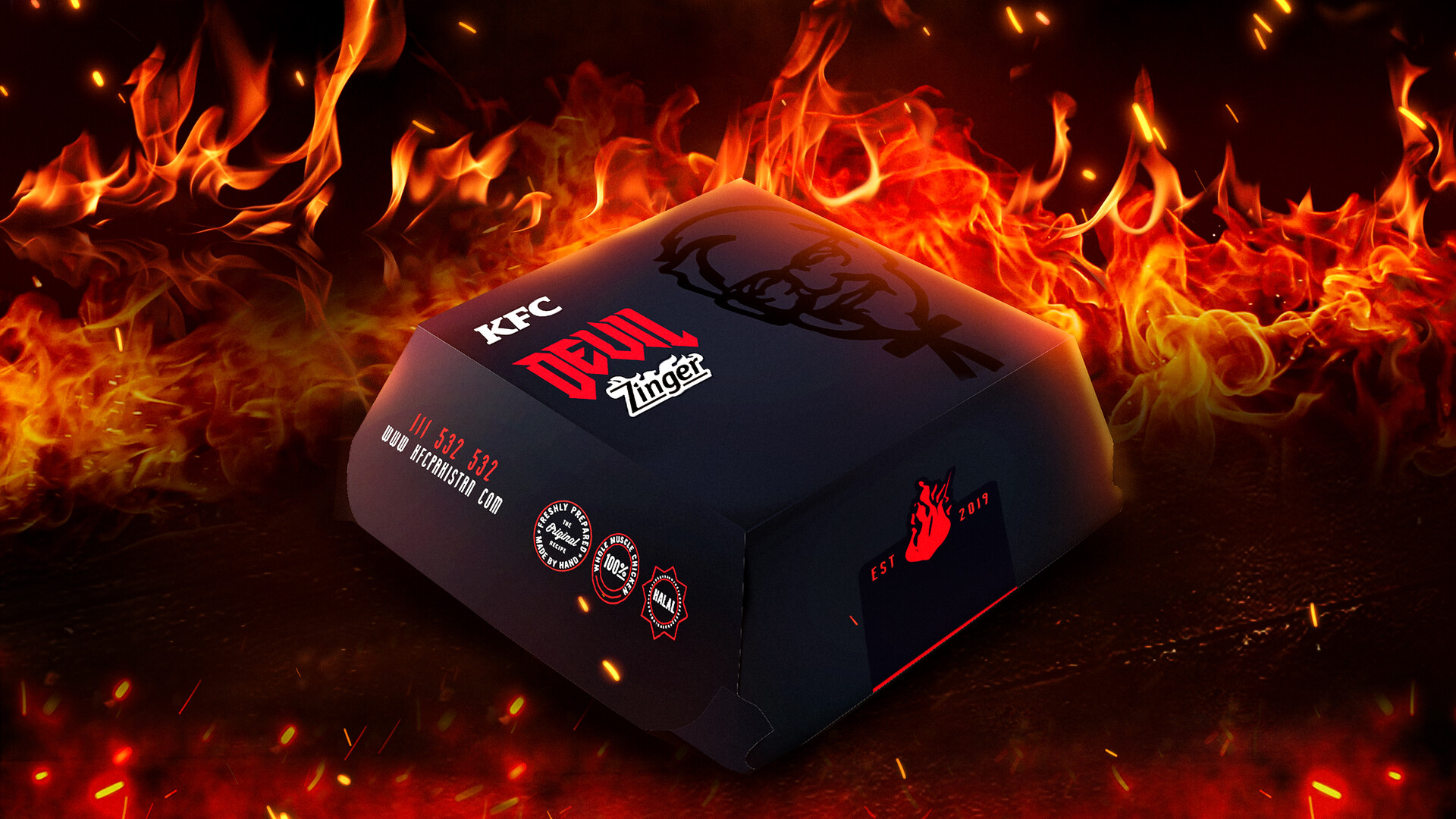 Mohammad Nidal Khan - KFC - Devil Zinger & Devil Wings | Key