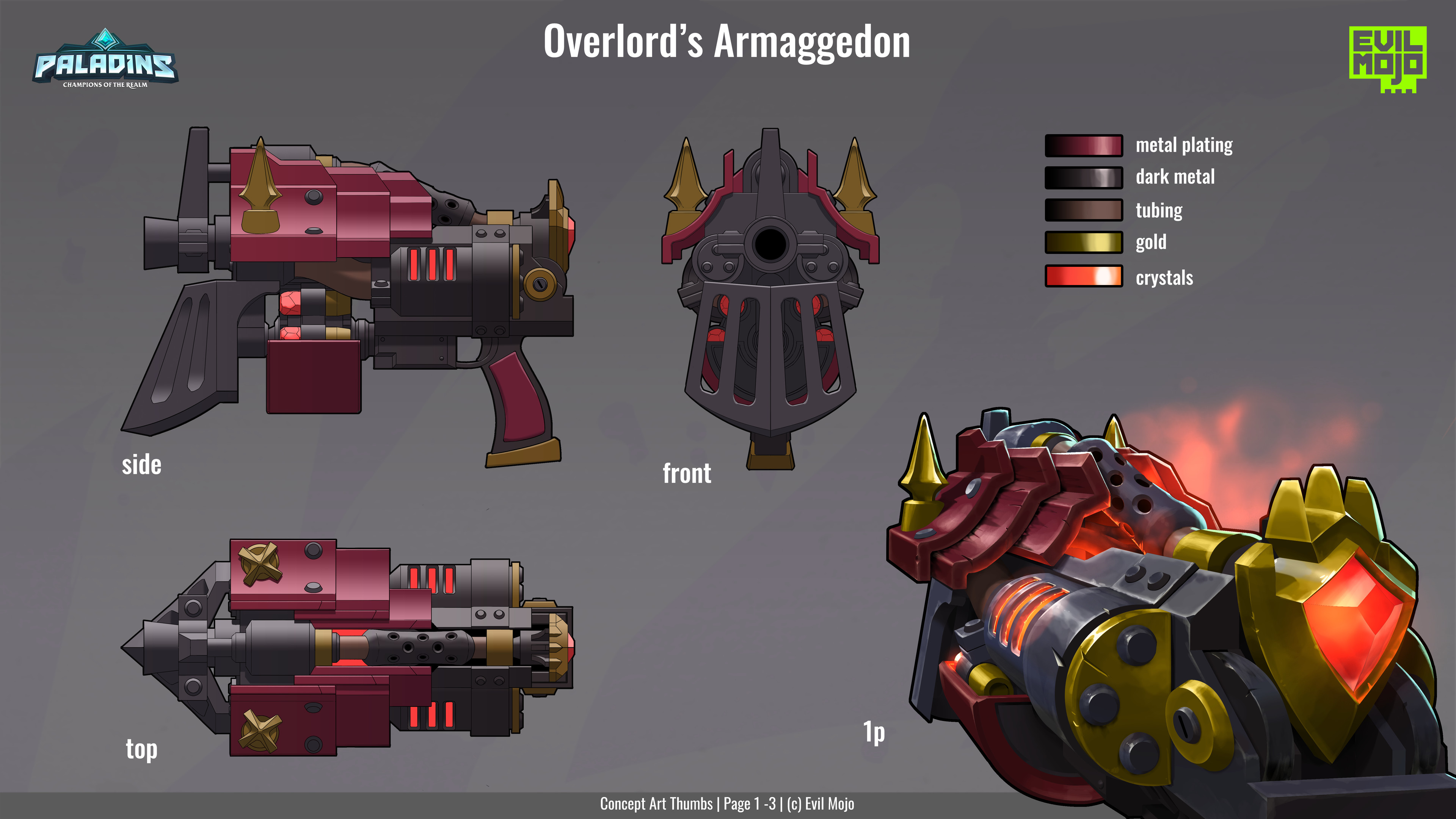 Artstation Paladins Weapons And Various Hard Surface Concepts Brian Wells
