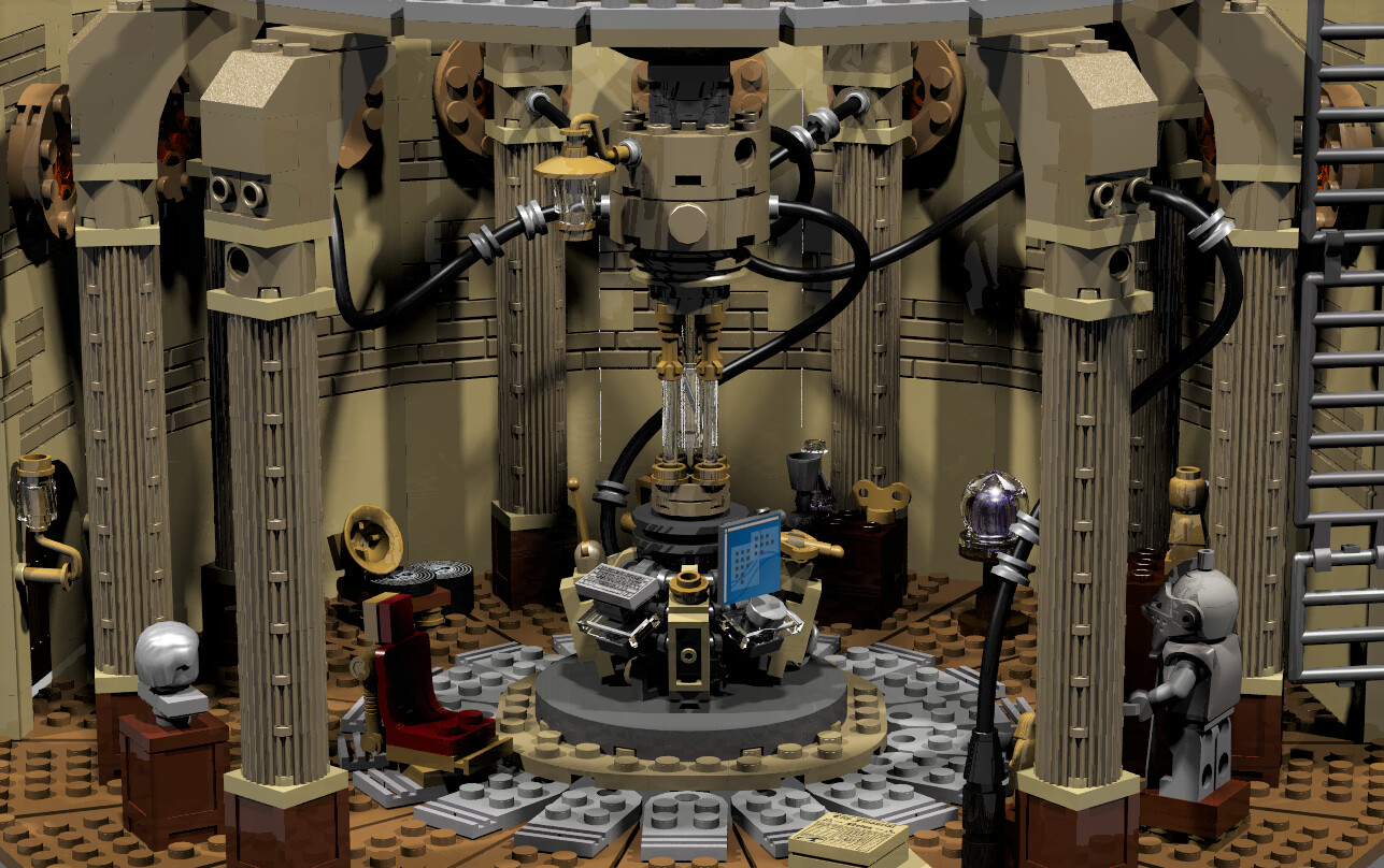 Artstation Lego Doctor Who Tardis Console Designs Robert