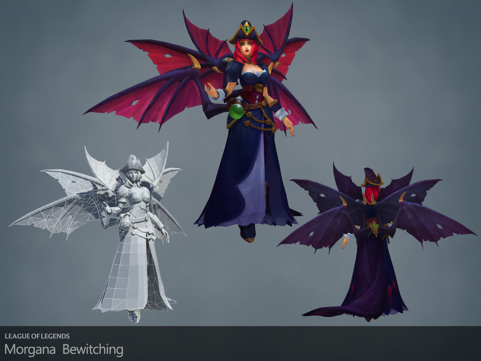 Artstation Morgana 3d Skins For League Of Legends