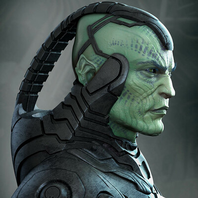 Capatain Marvel: Early Skrull Armor Tech