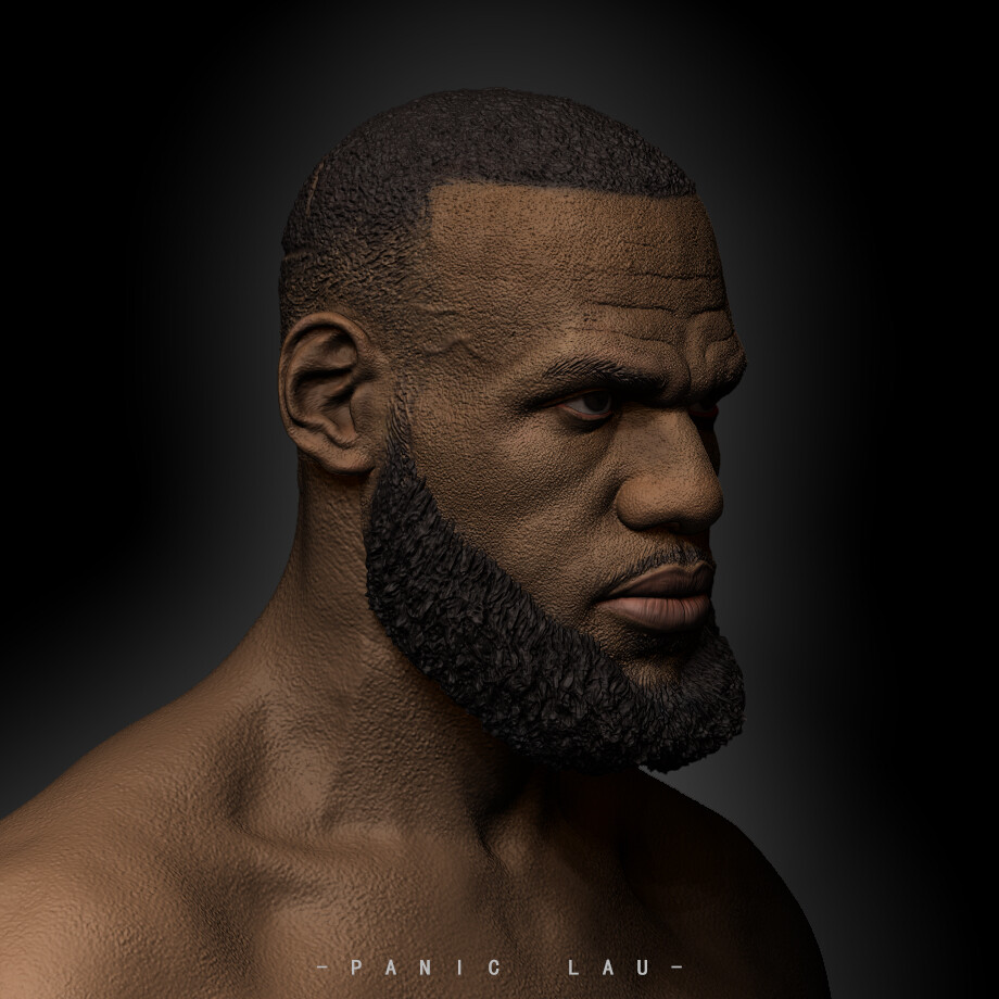 Lebron James portrait - ZBrushCentral