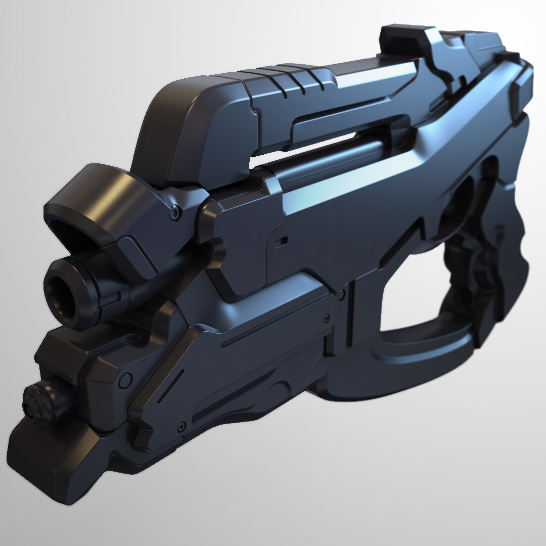 Artstation M 5 Phalanx Replica For 3d Printing Mass Effect 3